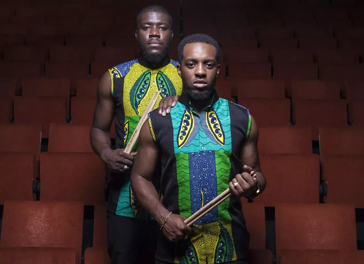 Een van de gehonoreerde projecten Revelino Pinas en Derillio Alexander 