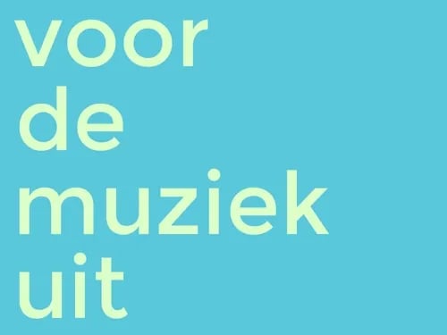 Derde debat Voor de muziek uit