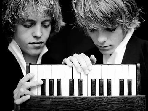 Lucas en Arthur Jussen (foto: Marco Borggreve)