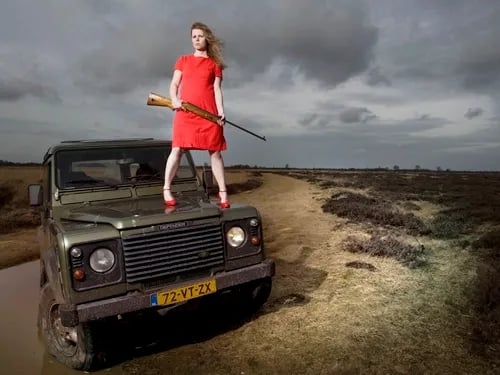 Roodkapje op het Balloërveld