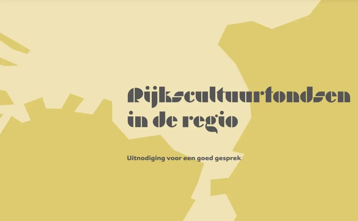 'Rijkscultuurfondsen in de regio'