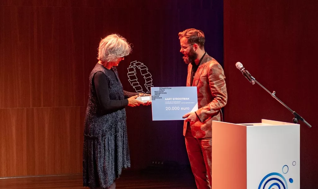 De winnaar van de Matthijs Vermeulenprijs 2019 Aart Strootman