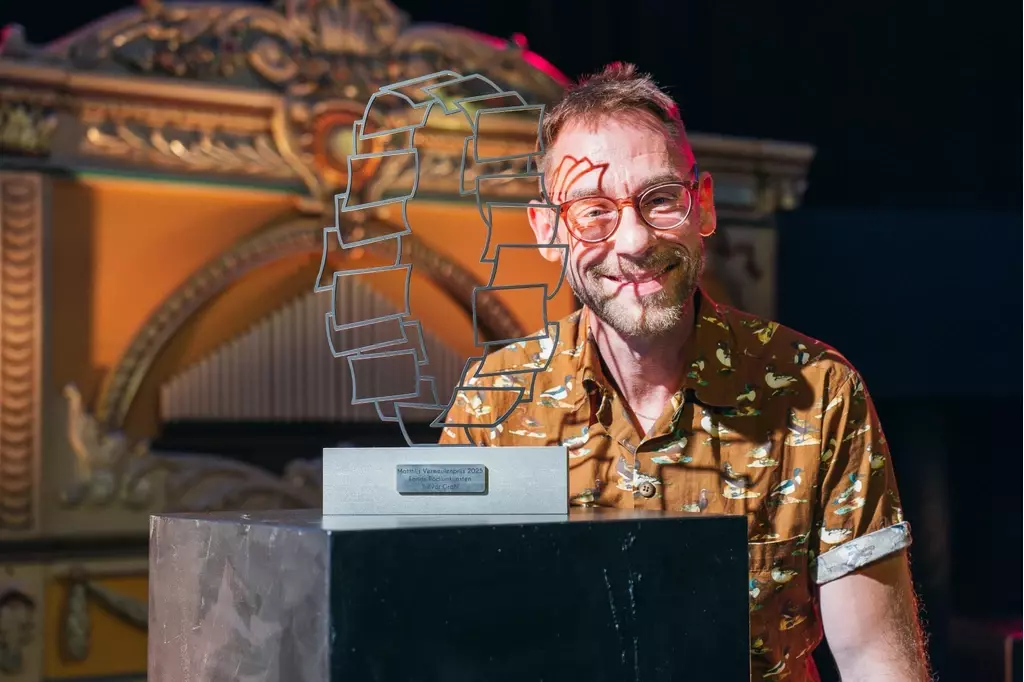 Trevor Grahl was awarded the Matthijs Vermeulenprijs. Picture: Almicheal Fraay